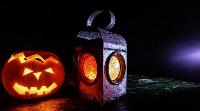 lamp halloween lantern pumpkin