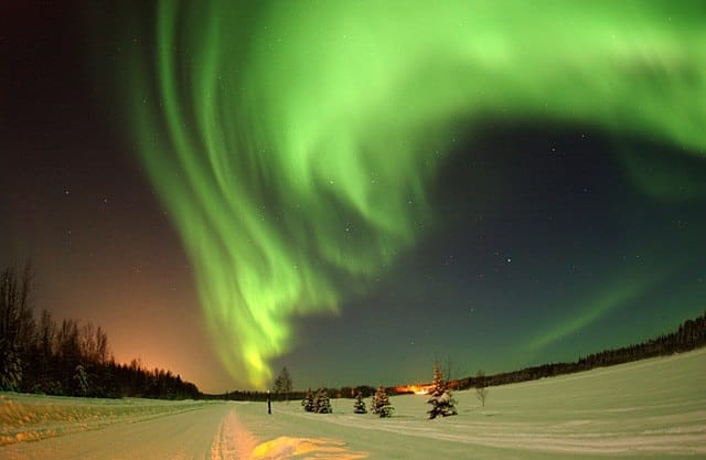 Alaska Wilderness Sky Aurora Borealis 41004