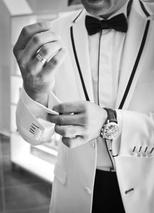 Son In Law Cufflinks Black And White Bow Tie 38270 1