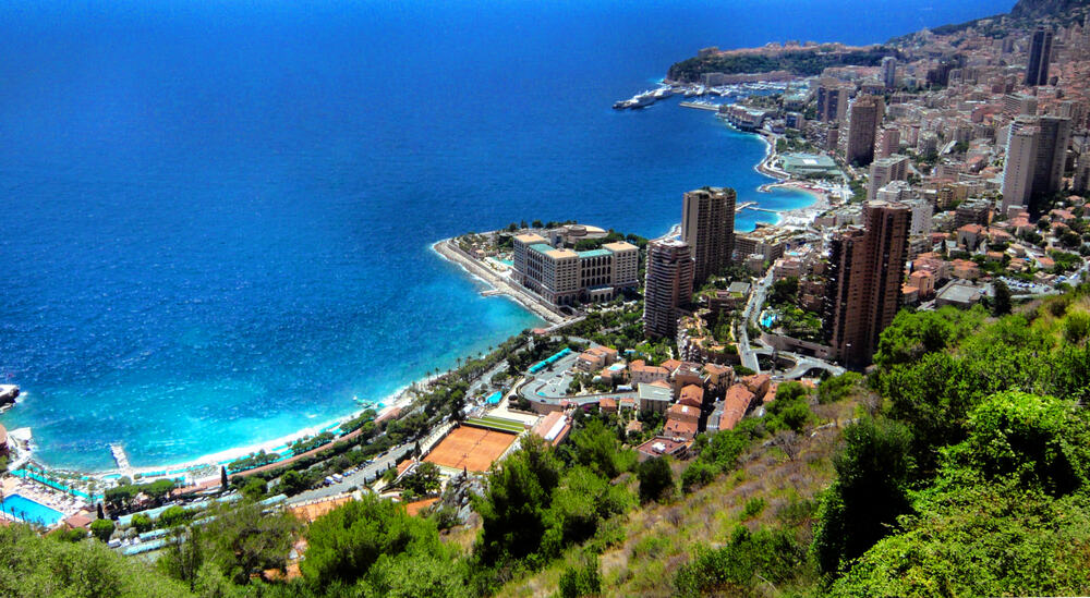 Monaco Real Estate View Above