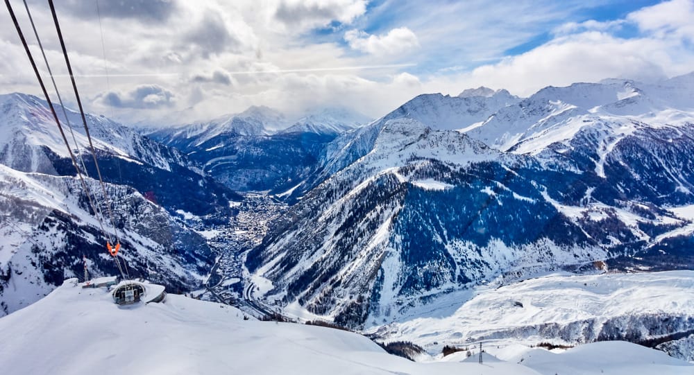 The Italian Alps Skyway Monte Bianco